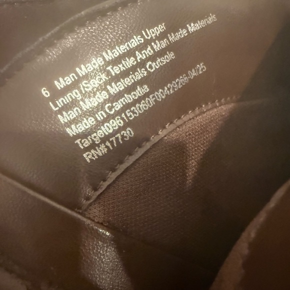 TARGET A NEW DAY Women’s Cairo Boots size 6 Brown with Memory Foam Insoles NWOT - Picture 6 of 9